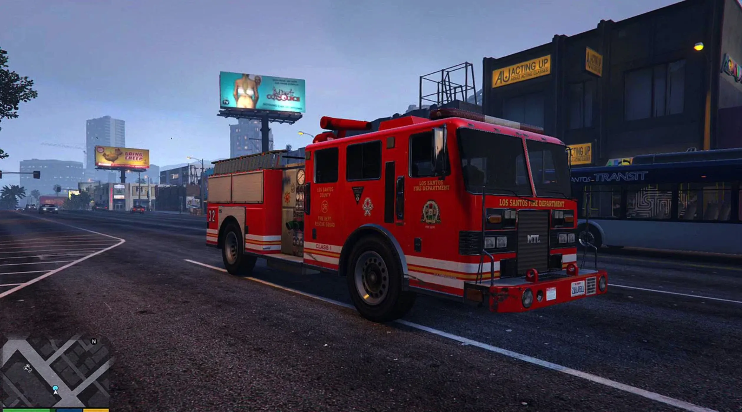How to Steal a Fire Truck in GTA 5